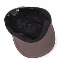 23AW【タグ付・新品・定価39,600円】KIJIMA TAKAYUKI KARL DONOGHUE LAMB LEATHER TRUCKER CAP 2 TAUPE 23202-KD キジマ タカユキ キャップ_画像4