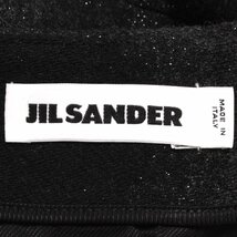 JIL SANDER グリッターバックスリットウールロングタイトスカート size34 ブラック×グレー ジルサンダー_画像8