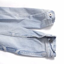 【タグ付・新品・定価28,000円】upper hights THE JEAN JACET 187701 size2 アッパーハイツ デニム ジャケット ダメージ加工 1st type　★_画像7