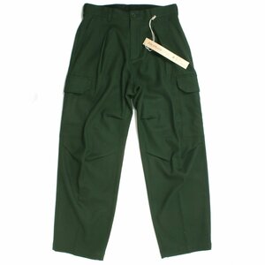 【タグ付き・定価53,900円】POLYPLOID CARGO TUCK PANTS TYPE B size2 DARK GREEN 12-B-09 ポリプロイド カーゴタックパンツ