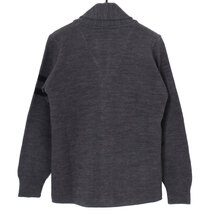 EASY KNIT イージーニット ライン入り カーディガン sizeS グレー イージーニット MADE IN CANADA_画像3