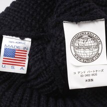 COOPERSTOWN NY KNIT キャップ 定価5,390円 ネイビー クーパーズタウン ニット帽 ビーニー_画像4