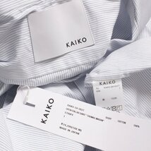 【タグ付・新品・定価24,200円】KAIKO OPEN COLLAR SHIRT THOMAS MASON 1 KAIKO-SH-002T トーマスメイソン カイコー オープンカラーシャツ_画像2