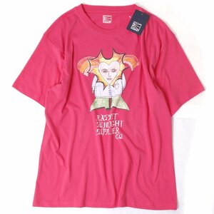 23ss RASSVET SUNLIGHT SUPPLIER T-SHIRT 定価12,650円 sizeXL ピンク PACC12T00 ラスベート 半袖 Tシャツ