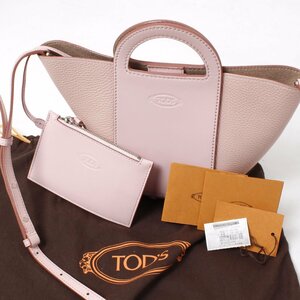 [ с биркой * обычная цена 149,600 иен ]TOD'S GOMMINI MINI 2WAY BAG size PINK XBWAOVA0100Q38M001 Tod's сумка на плечо ручная сумочка 