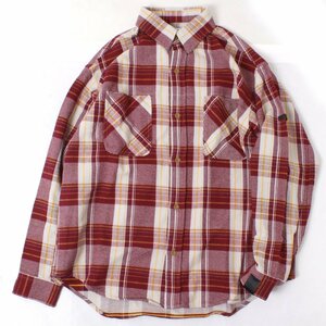 N.HOOLYWOOD × BIC MAC SHIRT 定価24,200円 size36 BURGUNDY CHECK 2221-SH20-011peg N.ハリウッド ビッグマック シャツ