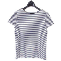 Theory Neoprene Stripe Tee ネオプレンストライプTシャツ sizeS ネイビー/アイボリー G0124539 セオリー_画像3