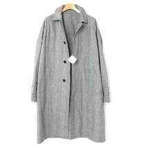 新品 DRESSTERIOR グレンチェック ステンカラーコート 定価54,000円 size48 086-94003 ドレステリア_画像2