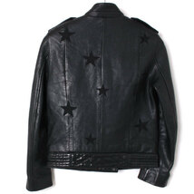 ZADIG&VOLTAIRE LOON STARS カウレザー ライダースジャケット 定価85,000円 sizeXS ブラック WECP1404F ザディグ エ ヴォルテール_画像3