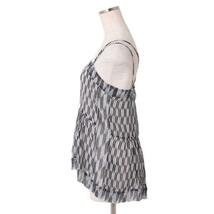 ISABEL MARANT ETOILE シルク キャミ トップス 定価33,000円 36 ホワイト × ブラック イザベルマラン 白 黒_画像3