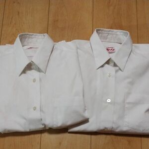 長袖シャツ　スクールシャツ 白　2枚