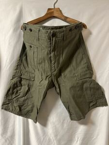 Nigel Cabourn ナイジェルケーボン　アーミー カーゴショーツ ARMY CARGO SHORT 34 ダークグリーン　ミリタリー