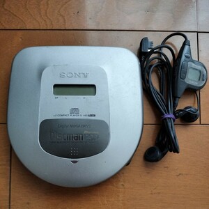 ソニー SONY Discman ESP D-465 CDコンパクトプレーヤー CD ポータブルプレイヤー デジタル MEGA BASS　起動確認済　リモコン液晶不良