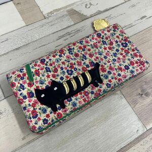 tsumori chisato ツモリチサト　長財布　モザイクフラワー　黒猫