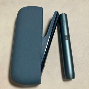 01.3389 【１円スタート】ほぼ未使用◎充電器付き◎iQOS イルマ アズールブルー 本体 美品 電子タバコ 加熱式タバコの画像3