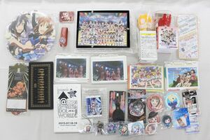 P00】アイドルマスター アイマス バンドリ 缶バッジ アクリルブロック 等 まとめ大量グッズセット品