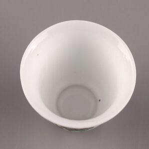 中国古玩 唐物 煎茶道具 乾隆年製 款 紛彩 煎茶碗 四客 時代物 極上品 初だし品 C5954の画像2