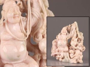 中国古玩 唐物 翡翠 布袋 時代物 極上品 初だし品 C6162