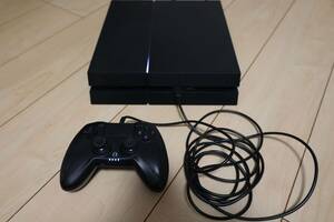 PlayStation4 ジェット・ブラック 1TB CUH-1200BB01 初期化済 動作確認済 本体+シンプルターボコントローラー零(おまけ) 送料無料 PS4 中古