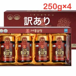 6年根高麗人紅参エキス ロイヤルゴルド250g 4本