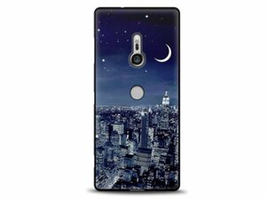 Xperia XZ3 SO-01L SOV39 801SO エクスペリア XZ3 光沢 TPU ソフトタイプ ケース カバー 街