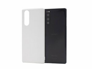 Xperia 5 SO-01M/SOV41/901SO ポリカボネート エクスペリア エクスペリア PC ハードケース カバー ホワイト 白色