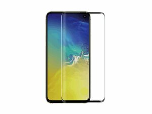 送料無料 Galaxy S10 SC-03L SCV41 SM-G973C(楽天モバイル版)液晶保護 強化ガラス 光沢 グレア ギャラクシー S10 クリア 淵黒色 透明