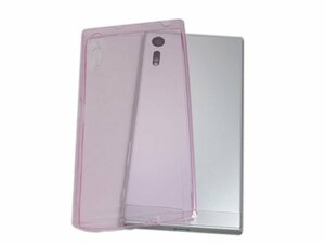 Xperia XZ SO-01J SOV34 602SO XZs SO-03J SOV35 602SO エクスペリア シンプル 無地 光沢 TPU ソフトタイプ ケース カバー クリアピンク