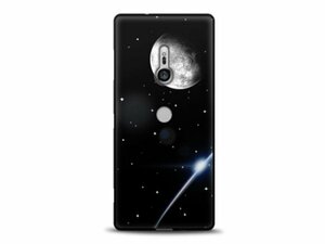 Xperia XZ3 SO-01L SOV39 801SO エクスペリア XZ3 光沢 TPU ソフトタイプ ケース カバー 星