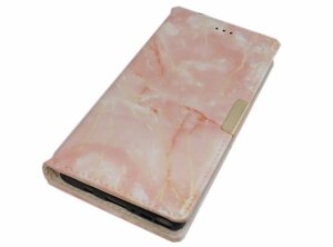 Galaxy Note8 SC-01K SCV37 ギャラクシー docomo AU 手帳型 大理石柄 マーベル柄模様 PU スタンド カード入れ ケース カバー ピンク