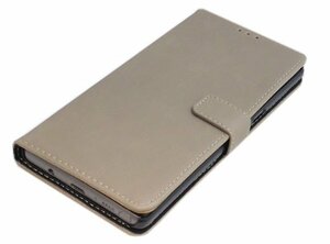 Galaxy Note8 SC-01K SCV37 ギャラクシー docomo AU 手帳型 フェイクレザー 合皮革 スタンド カード入れ ケース カバー アイボリー