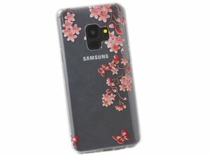 送料無料 Galaxy S9 SC-02K SCV38 ギャラクシー docomo ドコモ AU ジャケット 光沢 ＴＰＵ ソフトタイプ ケース カバー ちょうちょう