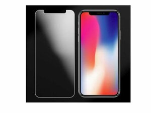 iPhone X/iPhone XS 5.8インチ グレア 光沢 硬化フィルム アイフォン アイホン XS/X 液晶保護 強化ガラス クリア 透明