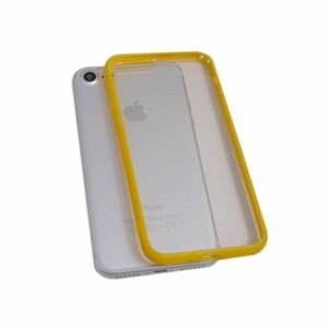iPhone SE(第3世代/第2世代)/8/7 アイフォン アイホン ジャケット クリアタイプ 無地 ハードタイプ SE3 SE2 ケース カバー イエロー 黄色
