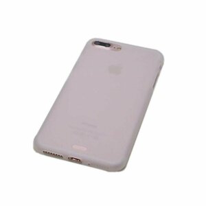 iPhone 8 Plus/iPhone 7 Plus アイフォン アイホン プラス シンプル 無地 サラサラ肌触り TPU 非光沢 マット ケース カバー クリア 透明