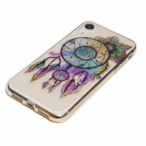 iPhone XR ジャケット 絵画絵柄 プリント 光沢 TPU ソフト アイフォン XR アイホン XR ケース カバー Believe