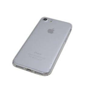 iPhone SE(第3世代/第2世代)/8/7 ジャケット シンプル 無地 プラスチックハード アイフォン SE3 アイホン SE2 ケース カバー クリア 透明