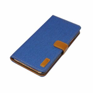 iPhone 11 Pro Max アイフォン アイホン 11 プロ マックス 手帳型 スタンド デニム ジーンズ ジーパン ケース カバー ブルー 青色