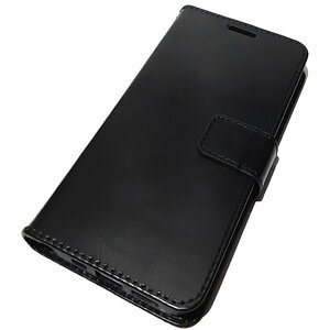 iPhone 15 Pro Max 合皮レザー 手帳型 合成皮革 スタンド カードいれ アイフォン アイホン 15 プロ マックス ケース カバー ブラック黒色