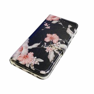 Art hand Auction iPhone XS Max Folio Stand Porte-Carte Peinture Motif Impression PU iPhone iPhone XS Max Housse Fleur, accessoires, Coques iPhone, Pour iPhone XS Max