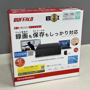 未開封品 BUFFALO バッファロー6TB 外付けHDD HD-NRLD6.0U3-BA の画像1