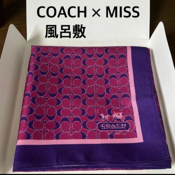 COACH × MISSコラボ風呂敷又バンダナとして未使用