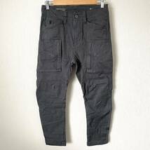 【G-STAR RAW】ZIP PKT 3D SKINNY CARGO ジースターロゥ カーゴパンツ ロック ミリタリー 灰色 メンズ 匿名配送 グレー W30L30_画像10