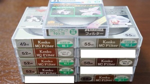[49mm 52mm 55mm 58mm] Kenko HAKUBA MC CLOSE UP No.2 No.3 close-up filter case attaching 580 jpy / sheets 