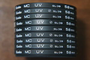 [58mm] Kenko MC UV SL-39 UVカットフィルター 200円/枚