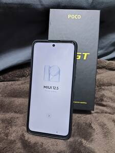 Xiaomi POCO X3 GT 8GB 128GB ブラック 中古 ガラスフィルム貼り付け済み ケース付き 