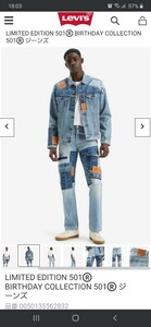 限定リーバイス Levis LIMITED EDITION 501 BIRTHDAY ジーンズ W28 レア GW パンツのみ