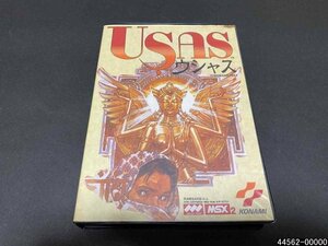 MSX2 USAS ウシャス パッケージ/取説付き コナミ/ KONAMI /44562-00000