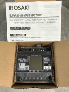 [ new goods unused ]OSAKI/ electronic indoor weather resistant shape . electrification dynamometer ( sending equipment attaching )/A7DA-RS31/ three-phase 3 line /200V 250/5A 60Hz/2022 year made #3057[ free shipping ]