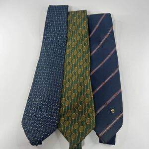 1 jpy ~ set sale CELINE Celine necktie 3 pcs set brand necktie summarize control 825